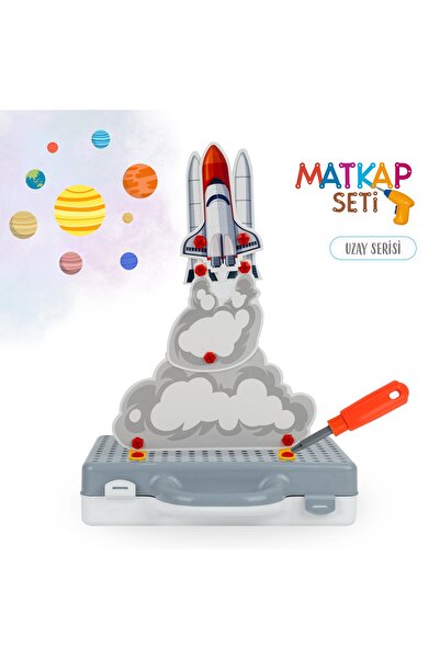 Birlik Oyuncak 3d Yaratıcı 398 Parça Eğitici Matkap Tamir Ve Oyun Seti Uzay Temalı