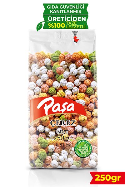 Paşa Kuruyemiş سكر الليمون الملون 250 جرام
