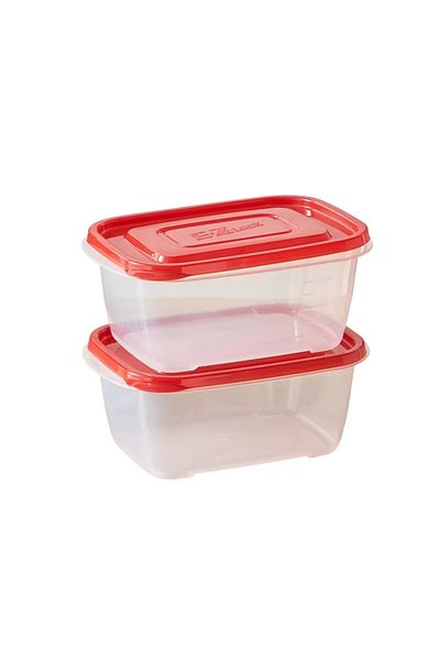 locknlock EzLock Rectangle Container Set - 1320ml (Set of 2)