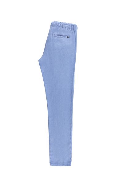 Kiğılı Linen Regular Fit String Trousers - Elastic Waist