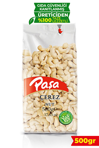 Paşa Kuruyemiş Çiğ Kaju 500 gr - Tuzsuz Naturel Kaju Fıstığı