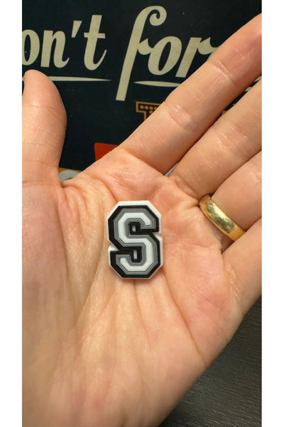 Crocs Terlik Süsü/S Harfi