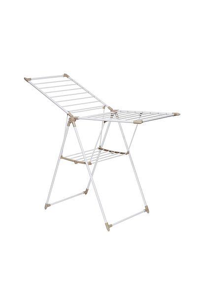 locknlock Strong Laundry Drying Rack Beige/White Color