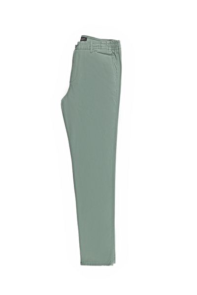 Abdullah Kiğılı Lycra Slim Fit Trousers - Slim Fit and Elastic Waist