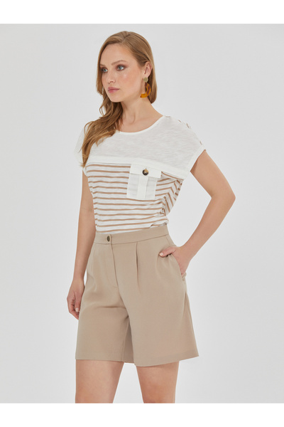 Karaca Kadın Short Şort-bej