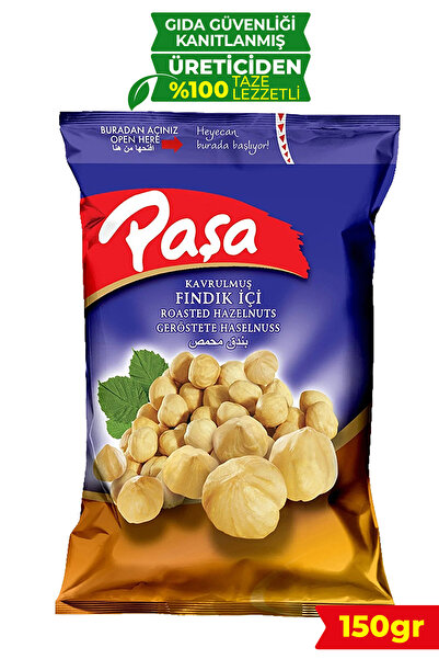 Paşa Kuruyemiş Kavrulmuş Fındık İçi 150 gr