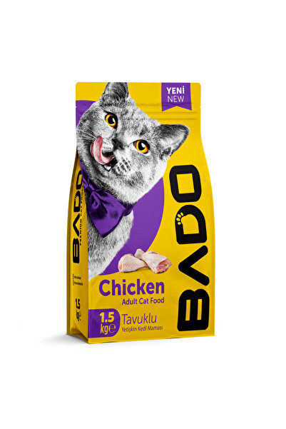 Bado Yetişkin Kedi Maması Tavuk Etli 1,5 Kg