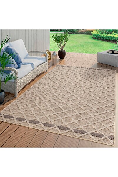 Enva Home Geometrik Çizgiler Modern Tasarımlar İskandinav Dokuma Taban İç ve ...