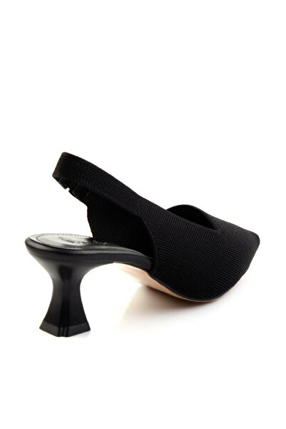 Bambi Siyah Kadın Klasik Topuklu Ayakkabı K01213211082