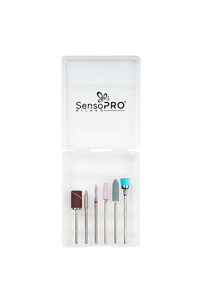 SensoPRO Milano Set de 6 capete de găurit pentru unghii SensoPRO Milano #04