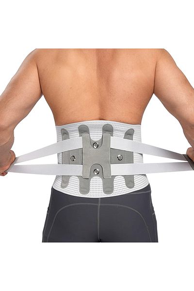 zenifique Lumbar Decompression Belt, 3 Interchangeable Pads, Zenifique, Gray, Size S