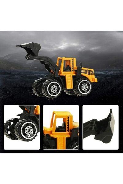 indiggo 12 in 1 Construction Vehicle Set - CoolPlay, Transport Truck with 11 Cars