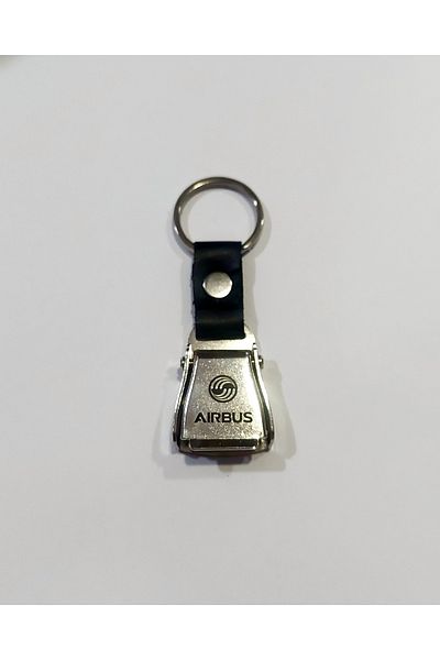 Havacı Uçuş Dünyası Airbus Printed Flight Belt Keychain with Opener