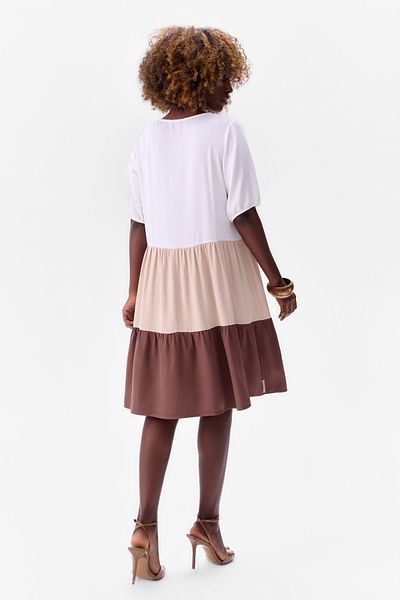 Blue Shadow Edin Dark Chocolate Dress