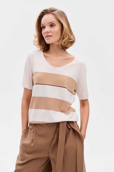 Blue Shadow Ladies' Blouse Maro Beige