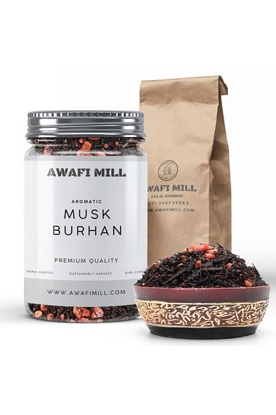 AWAFI MILL Musk Burhan | Natural Musk Blend - (Bottle of 100 gram / 3.5 Oz)