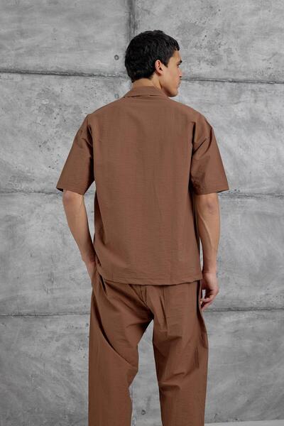 NOMARC Καφέ Mrk Parachute Υφασμάτινο Σετ Κάτω-Επάνω