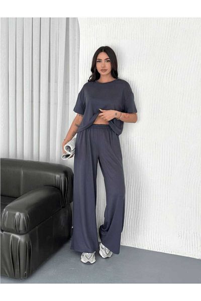Fua Shop Γυναικείο Σετ Βαμβακερό Χτενισμένο Άνετο Κοστούμι
