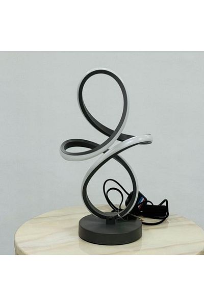 DECORA Black LED lamp in various shapes