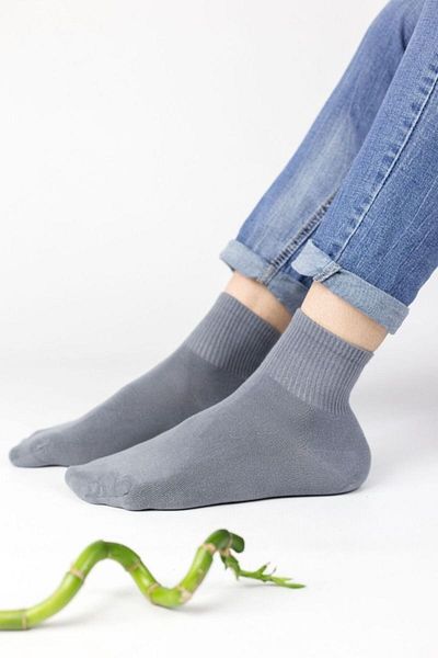 Design Socks Мъжки чорапи от бамбук с половин крачол - Моделирани чорапи