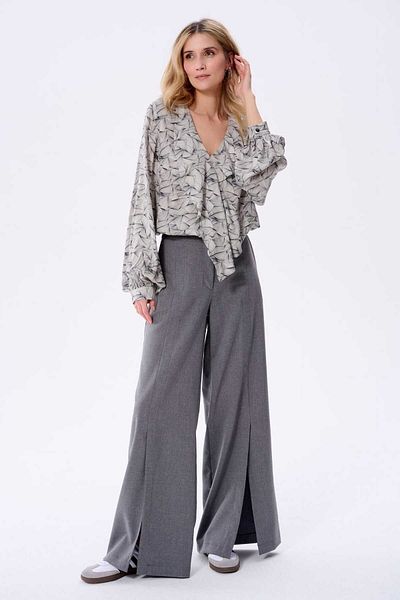 Blue Shadow Women's Trousers Telza Light Grey