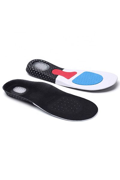 zenifique Set of 2 Polymer Orthopedic Insoles, With Silicone Protection, Multicolor, Size 35-40