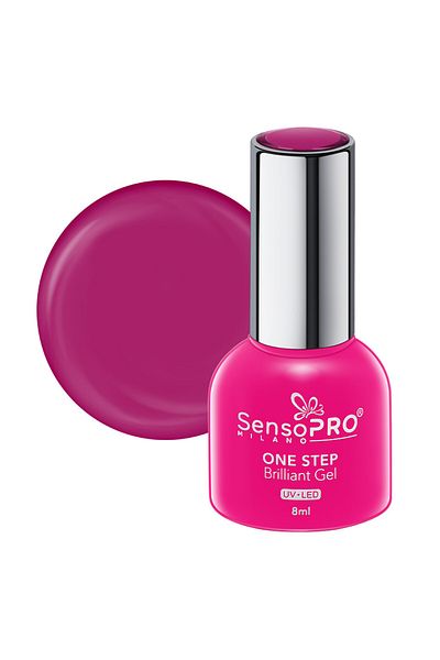SensoPRO Milano Oja semipermanentă cu gel strălucitor într-un singur pas 8ml, Get Rich #14