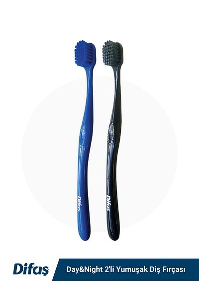 Difaş Day&Night 2-Pack Soft Toothbrush