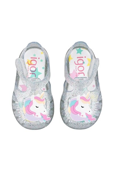 IGOR Glitter Transparent Unicorn Girl's Sandals