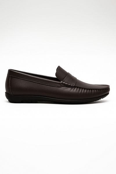 Morven Men's Brown Summer Casual Belted Leather Sports Shoes