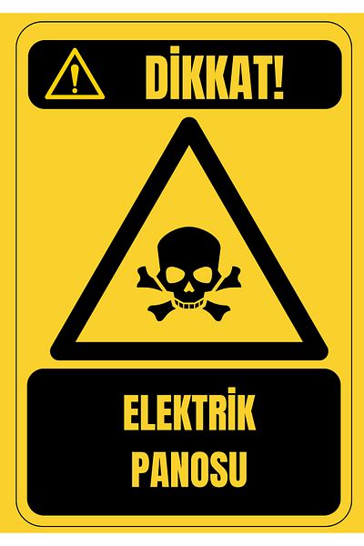 Girl Power 35 X 50 Caution Electricity Board Foil Printing Sticker Warning Sign