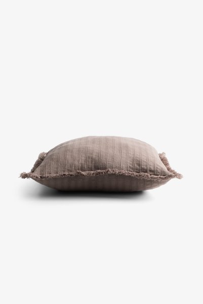 JOJOMIA Husă de pernă Frig 45x45 cu detaliu ciucure Earth Tassel