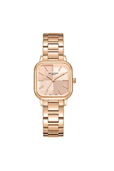 Lee Cooper Lee Cooper Women's Analog Rose Gold Dial Watch - LC08134.410
