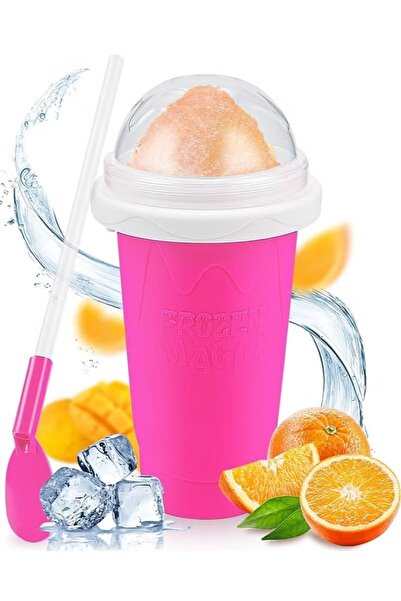 Denx Slush Cup Magic Squeezable Cup Freezing Cup Made of Silica and Ice Cream DX2542