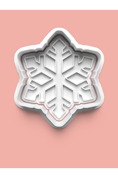 AKTASTORE قالب كوكيز ندفة الثلج وقالب عجينة السكر