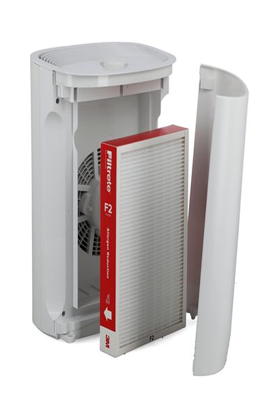 3M Filtrete Elegant and Modern Design Touch Control Room Air Purifier White