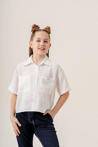 GİYİCEM TEKSTİL Girl's Double Sleeve Shirt 3169