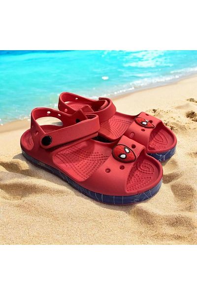 MARKABONİ Spiderman Boy's Pool Sea Beach Sandals