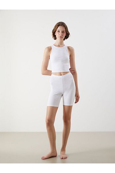 LC Waikiki White Plain Underskirt Tights