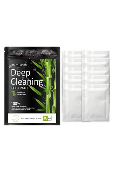 Sprise Set of 10 detoxifying patches with bamboo, ginger, wormwood, for the soles