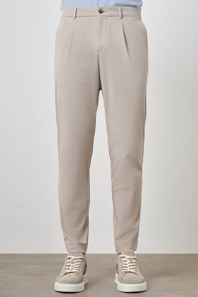 Morven Men's Stone Trend Slim Fit Full Rubber Pants