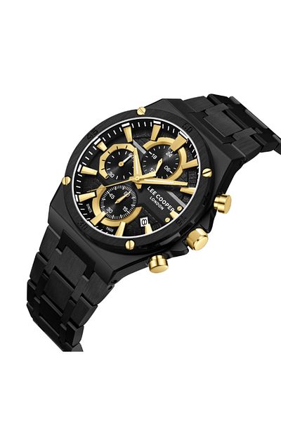 Lee Cooper Lee Cooper Men's Multi Function Black Dial Watch - LC08171.650