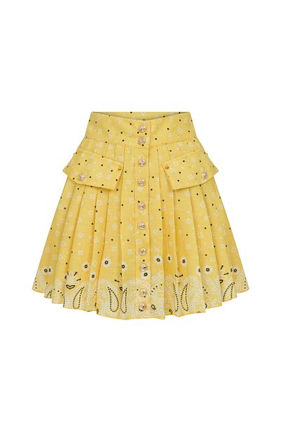 SAGAZA Roxy Linen Skirt
