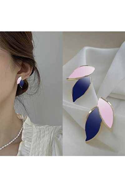 MRK Vintage Minimal Yaprak Küpe