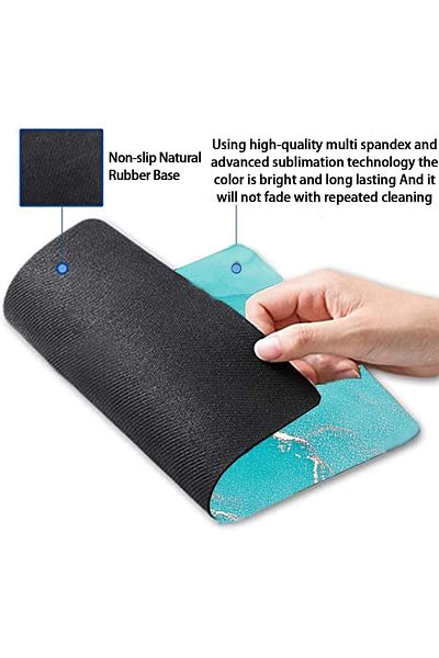 COOYA Mouse Pad,Office Desk Mat 11.8" ×9.8",Water-Resistant Thick Writing Pads with Non-Slip Rubber Base