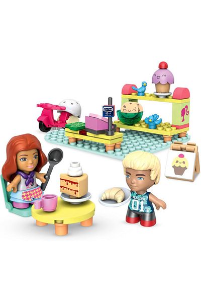 MEGA Mega Construx Barbie construction set, Confectionery, 76 pieces and 10 accessories