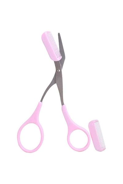 Sprise Eyebrow scissors set with removable comb, stainless steel