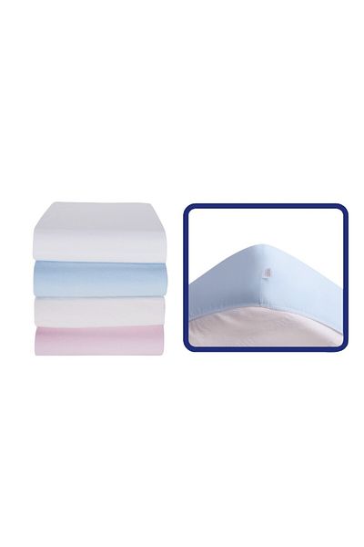 Sevi Bebe Cearceaf patut cu elastic Albastru SeviBebe
