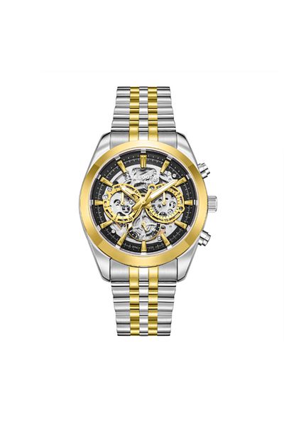 Lee Cooper Lee Cooper Men's Automatic Black Dial Watch - LC08176.250