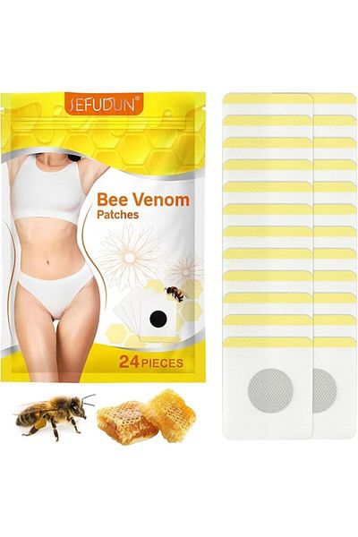 Sprise Set 24 plasturi de Slabit cu Venin de Albine si Ghimbir